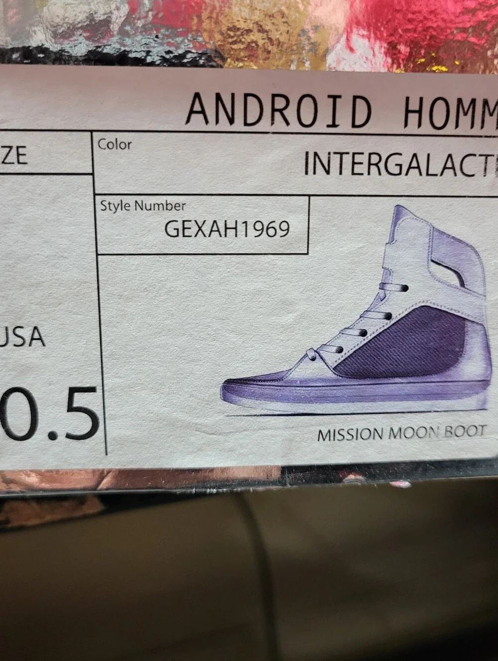 *NEW* The Missions Moon Boot Jack Threads x GE x Android Homme 1969 Size 10.5